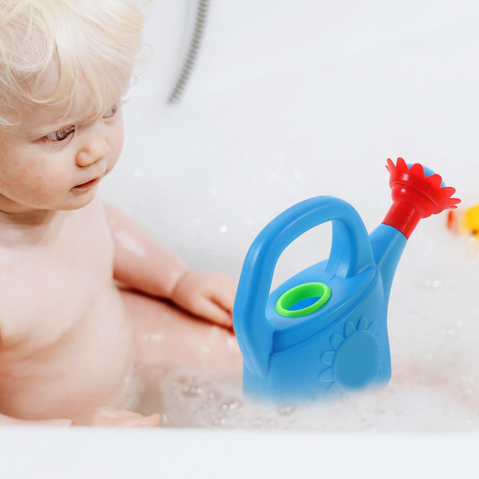 DOITOOL 2 Juguetes de Plástico para Regar Y Bañar a Niños, Casa de Juegos de Aprendizaje Temprano, Colores Surtidos.
