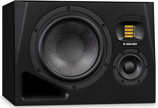 Adam Audio A8H Powered 3-Way Studio Monitor ( اليسار واليمين ) حزمة مع 10-Feet Cables ( 2-Pack ) ( 4 عناصر )