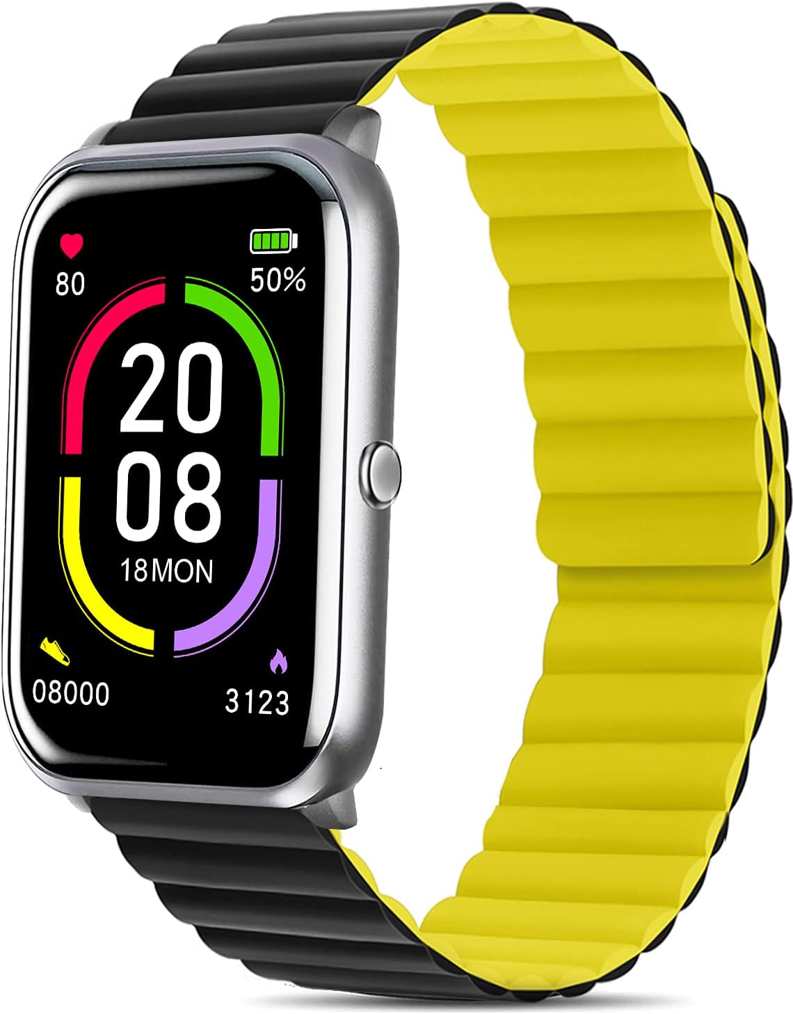 MorePro Fitness Tracker, Activity Tracker with Blood Pressure & Heart Rate Monitor, IP68 Waterproof Smart Watch for Women Men, Smartwatch Sleep Tracker with Music Control Weather Display : Everything Else