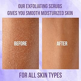 Lavender Oil Body Scrub, Organic Exfoliator for Soft Skin, Pure Exfoliate, Deep Cleanse, Natural Women Exfoliating Dead Sea Salt Face Scrub, Moisturizing Skin, Acne, Cellulite, Scars, LARGE 12oz Jar