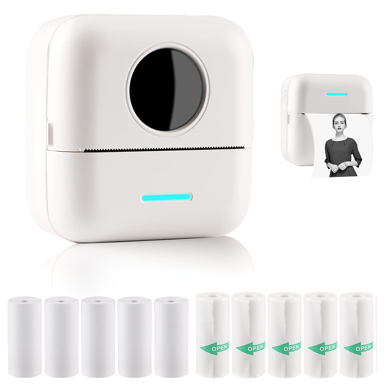 Amazon.co.jp: サーマルプリンター スマホ対応 サーマルプリンターミニ