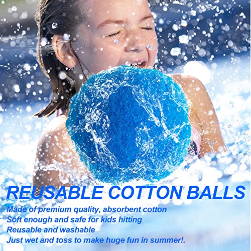60 Pcs Reusable Water Balls, Reusable Water Balloons For Outdoor Toys And Games, Water Toys For Kids And Adults Boys And Girls - Summer Toys Ball For Pool And Backyard Fun #TOP6