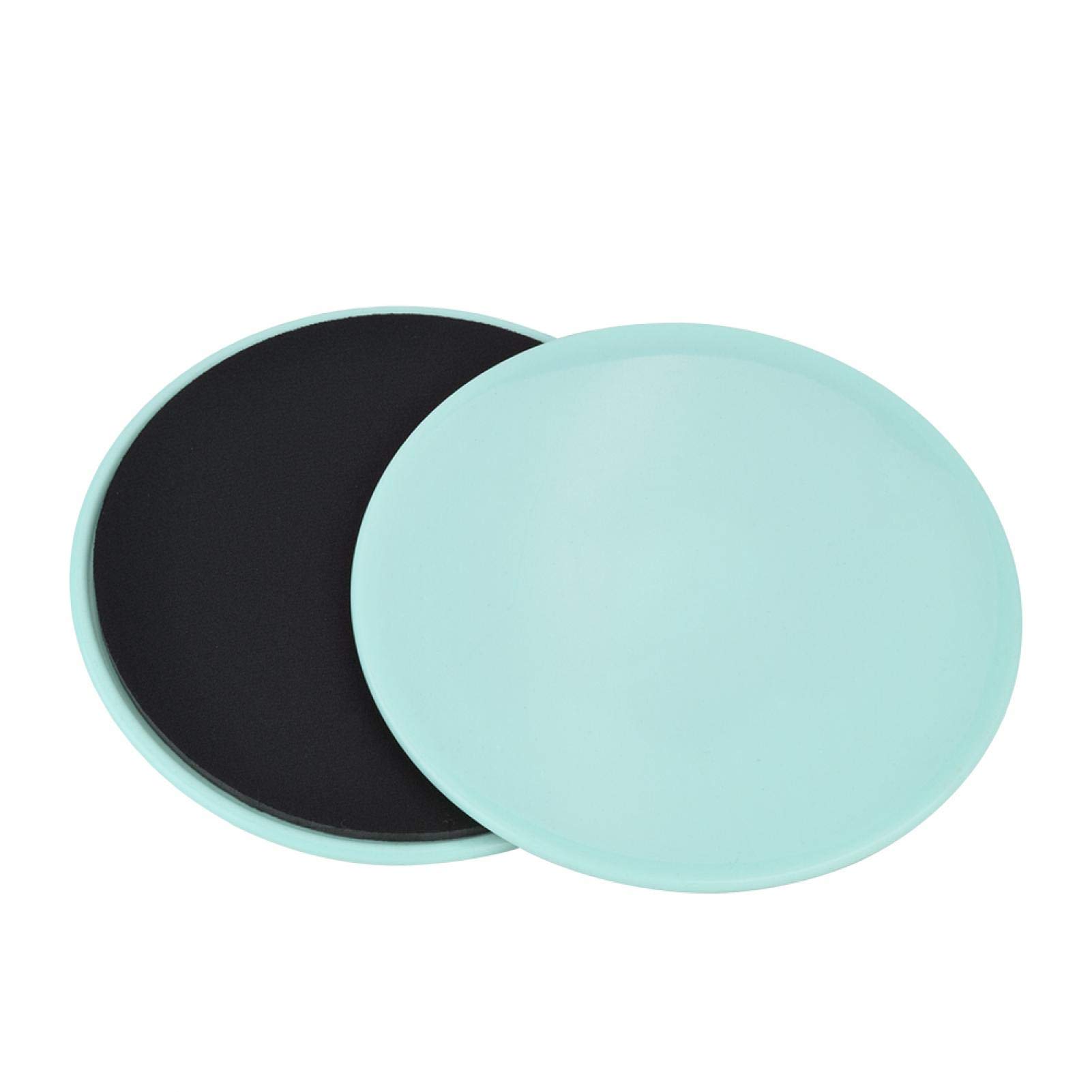 Dischi scorrevoli, cursori per Esercizi, 2PCS Fitness Core Slider Esercizio Scorrevole scivolante Dischi per Il Fitness Fitness Slider per Esercizi Lisci Slider reversibili(Verde Chiaro)