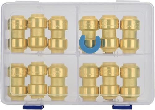 Miniatura 96 de SUNGATOR Camiseta de 1/2 pulgada, accesorios Pex de empuje de 1/2 pulgada, accesorios en T de 1/2 pulgada, conector en T de plomería sin plomo