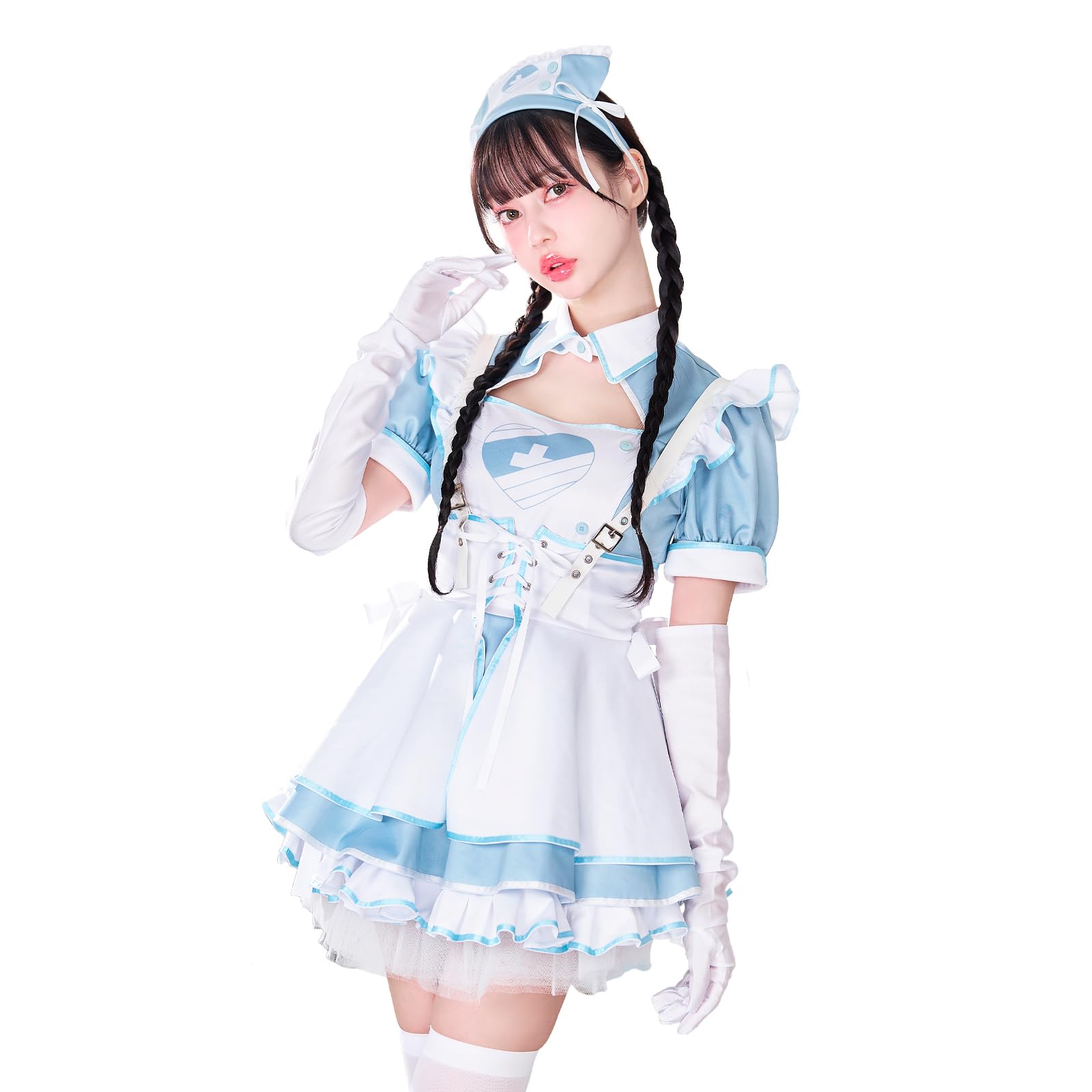 マリームーン ナース 青 Malymoon 水色 ナース服 マリームーン - メルカリ