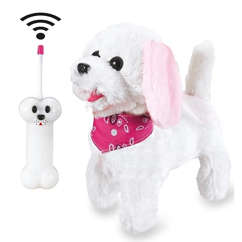 Jamara 460341 Perro Juguete, Rosa/Blanco