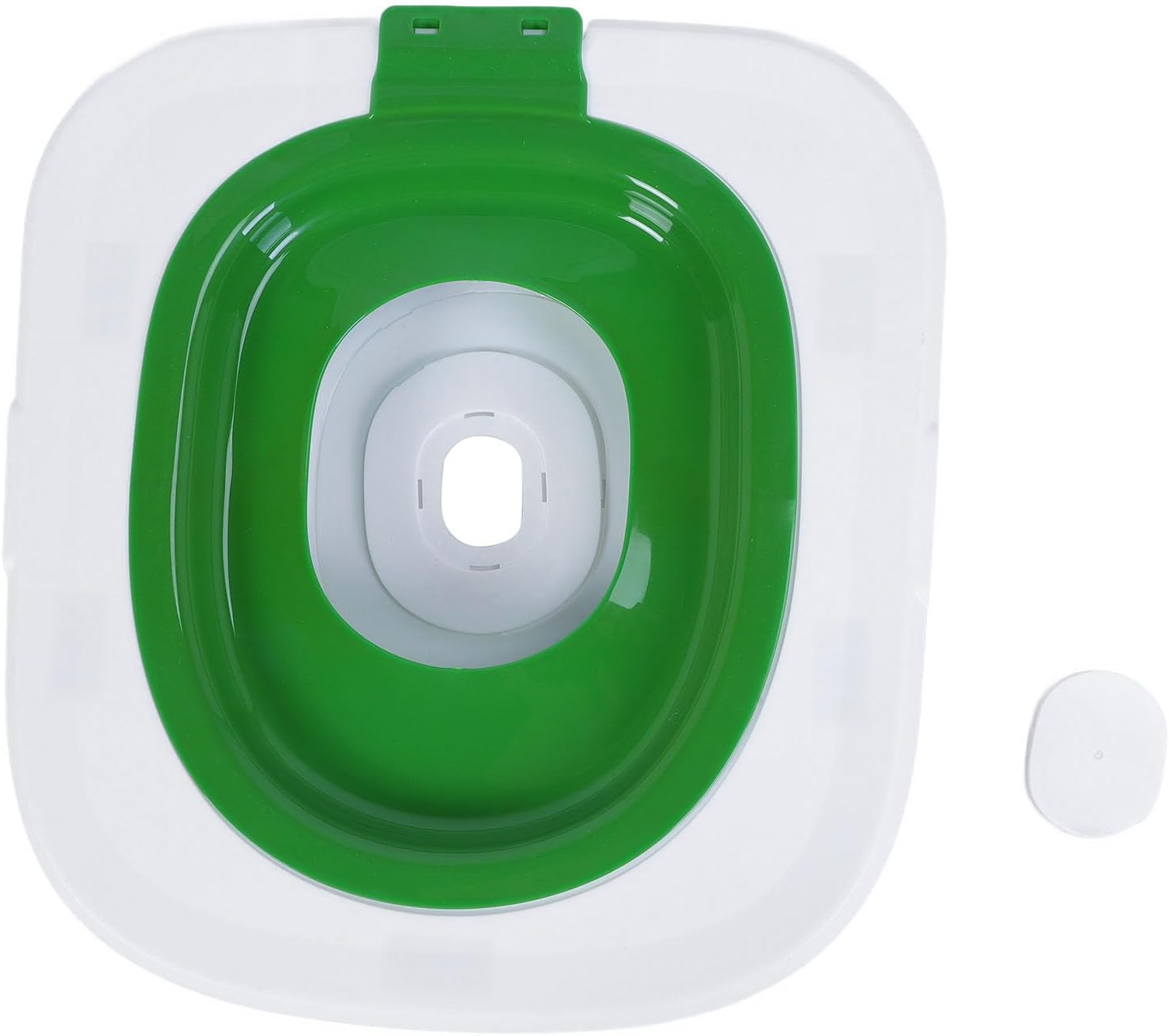 Cat Toilet Training Kit, Reusable ABS Pet Toilet Trainer, 37x40cm - Smart Design, Easy Maintenance, Suitable for All Cat Sizes (Green)