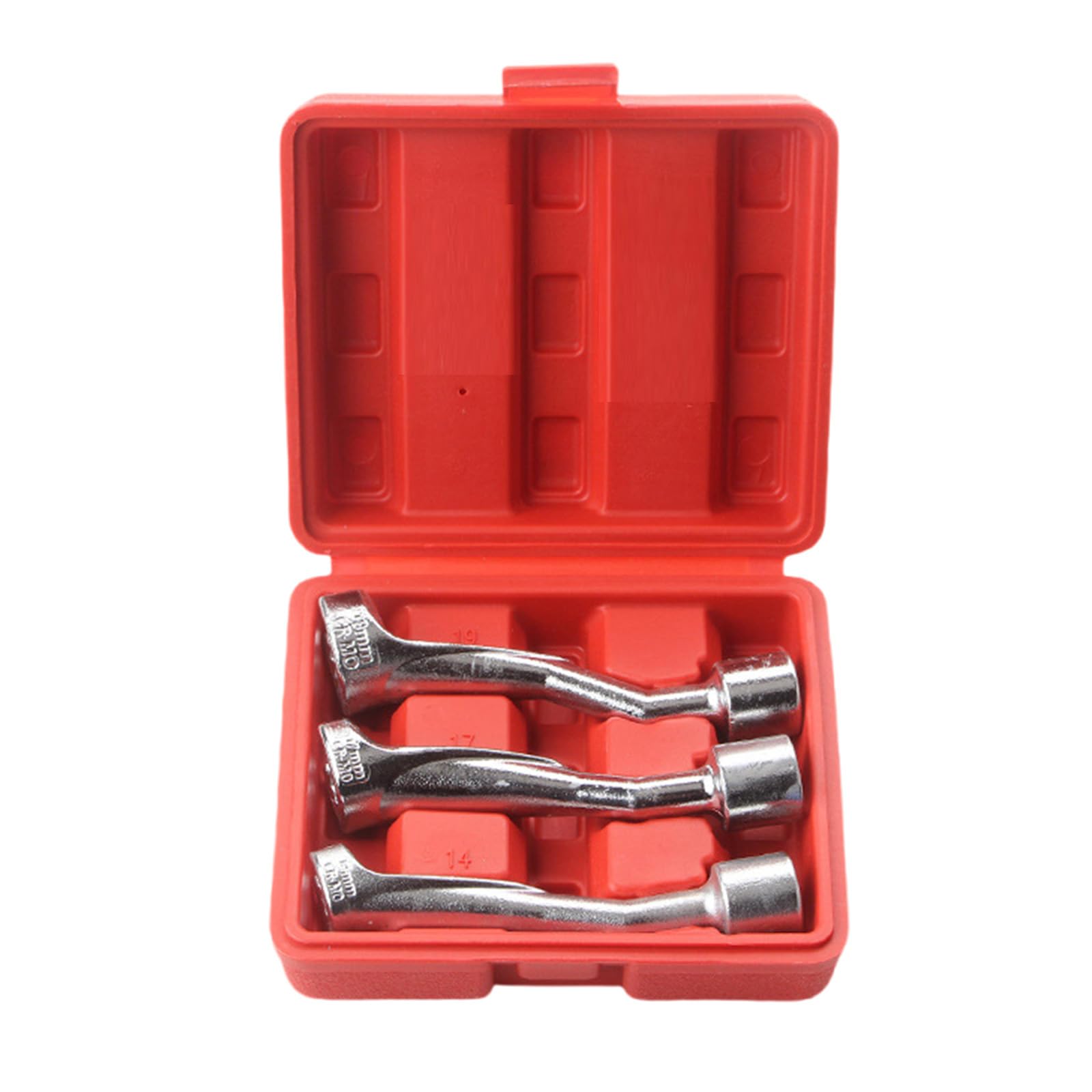 Msioytog Reinforced Hexagonal Flares Nut Removal Wrenches Hexagonal Tool for Automotive Mechanics Working in Confined Space Automotive Fuels Injectors Socket Wrenches
