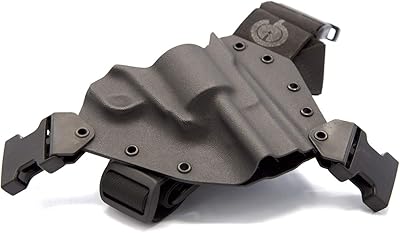GunfightersINC Kenai Chest Holster for a Ruger Blackhawk, Super Blackhawk, Left Hand, Black-Black