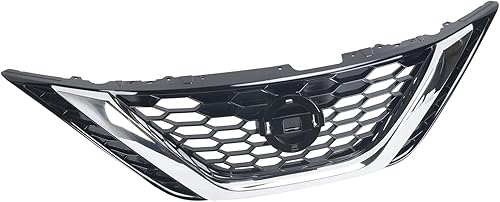 Miniatura 3 de KARPAL Parrilla de parachoques central y soportes de parachoques de faros delanteros, 5 piezas compatibles con Nissan Sentra 2016-2019