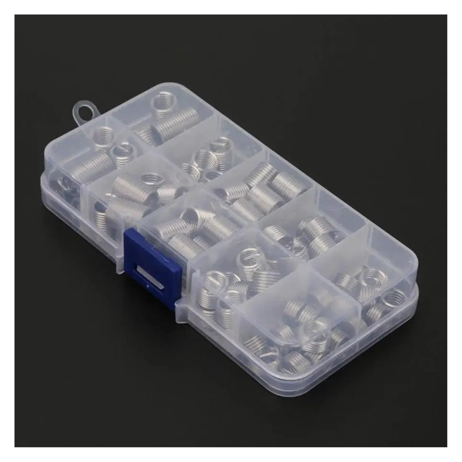 Hardware Threaded Inserts 80Pcs M8*1.25x1D/1.5D/2D/2.5D/3D Stainless Steel Helical Insert Wire Screw Bushing Threaded