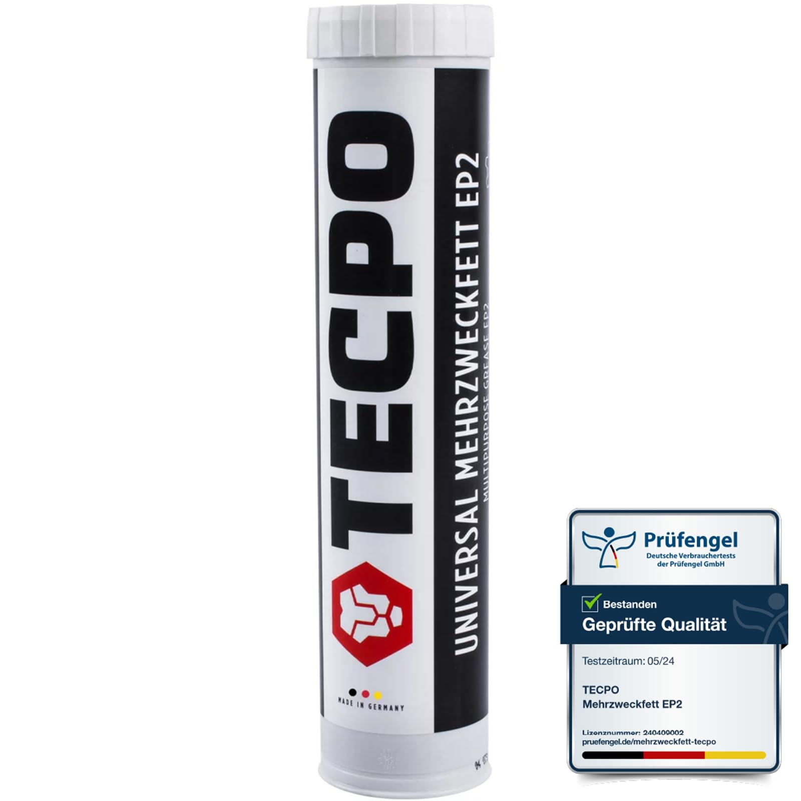 TECPO Grasso multiuso con leva manuale grasso lubrificante + grasso multiuso EP2 6 x 400 g grasso
