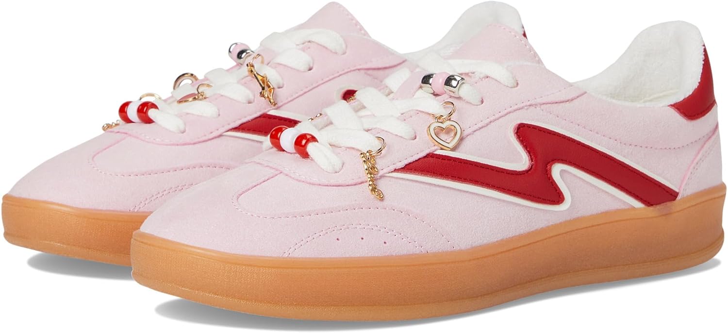 Madden Girl Women's Giia-CB Sneaker, Light Pink Multi, 9