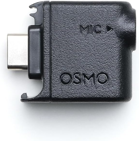 Osmo Action 3.5mm Audio Adapter, Compatibility: Osmo Action 4