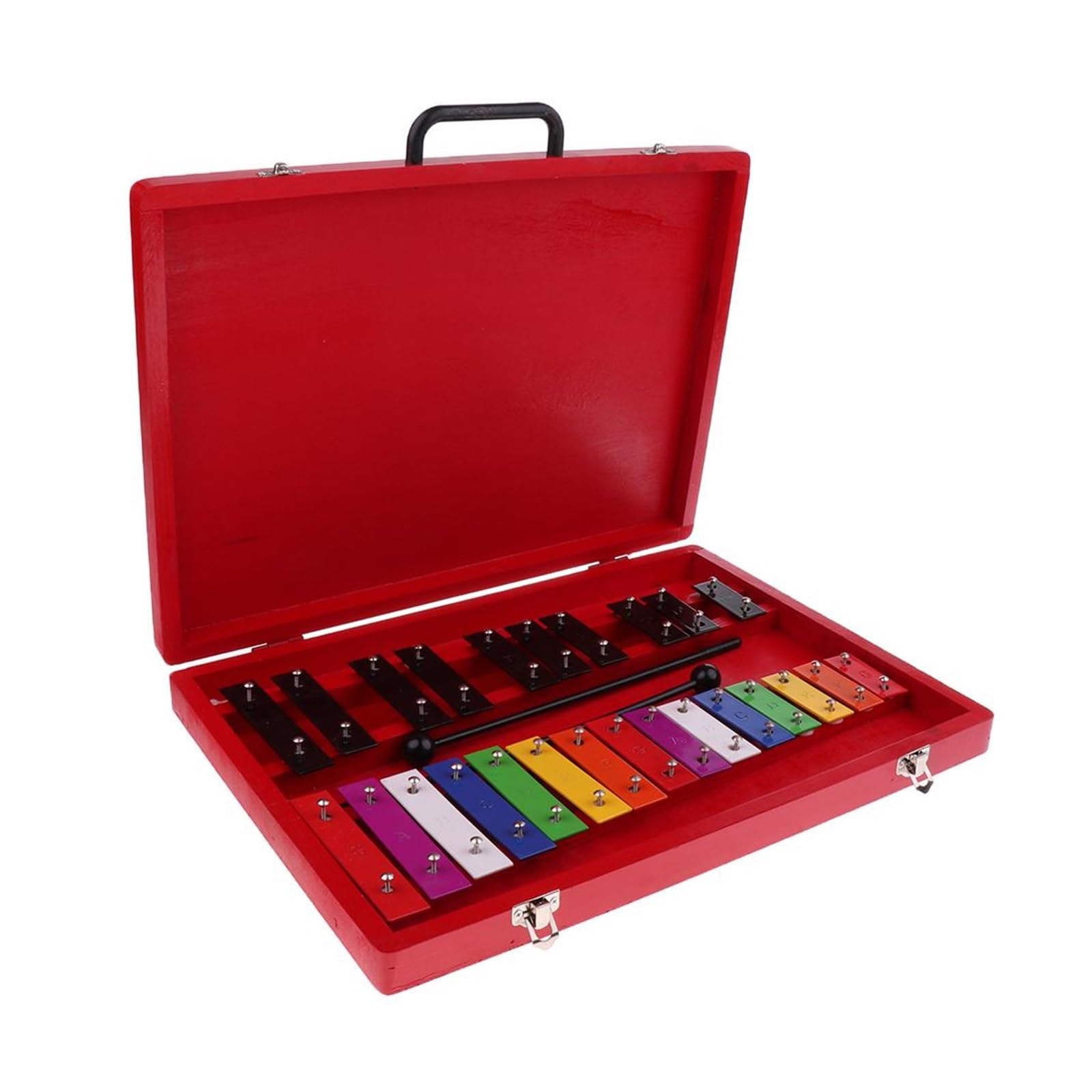 xilofono 25 Note Glockenspiel Sound Metal Keys Soprano Piano Music Learning Adatto per Strumenti A Percussione per Studenti Principianti
