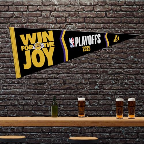 Image of Rico Industries NBA Basketball 12 inch x 30 inch Felt Wall Decor Pennant - Great for Home /Bed Room /Man Cave Decor