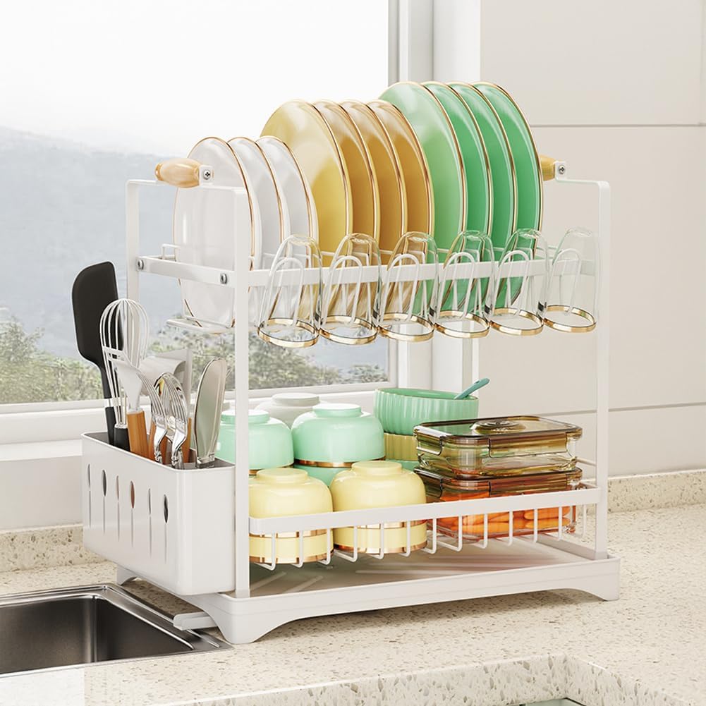 食器 水切り 食器かご 水切り かご トレーが付いており 箸かご 単層2 食器 水切り 食器かご 水切り かご トレーが付いており 箸かご 単層31