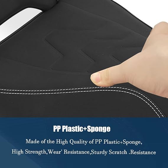 Tbest Motorcycle One Piece Seat Replacement Comfortable Shock Absorption Rider Passenger Seat Cushion for ADV160 ADV 160 2021 2022 2023 2024 Models Black