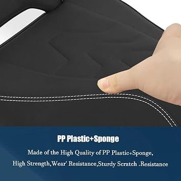 Tbest Motorcycle One Piece Seat Replacement Comfortable Shock Absorption Rider Passenger Seat Cushion for ADV160 ADV 160 2021 2022 2023 2024 Models Black