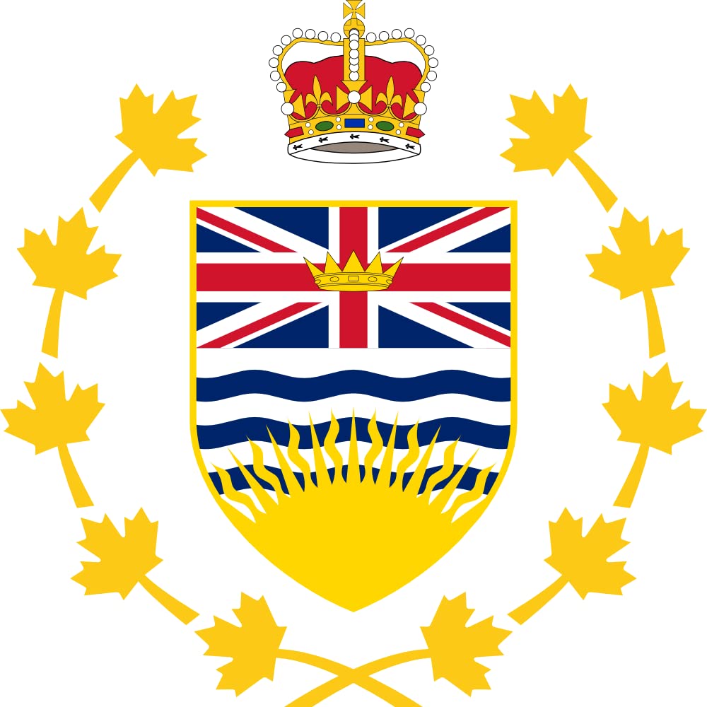 Drapeau XL Lieutenant-Gouverneur de Colombie-Britannique officiel