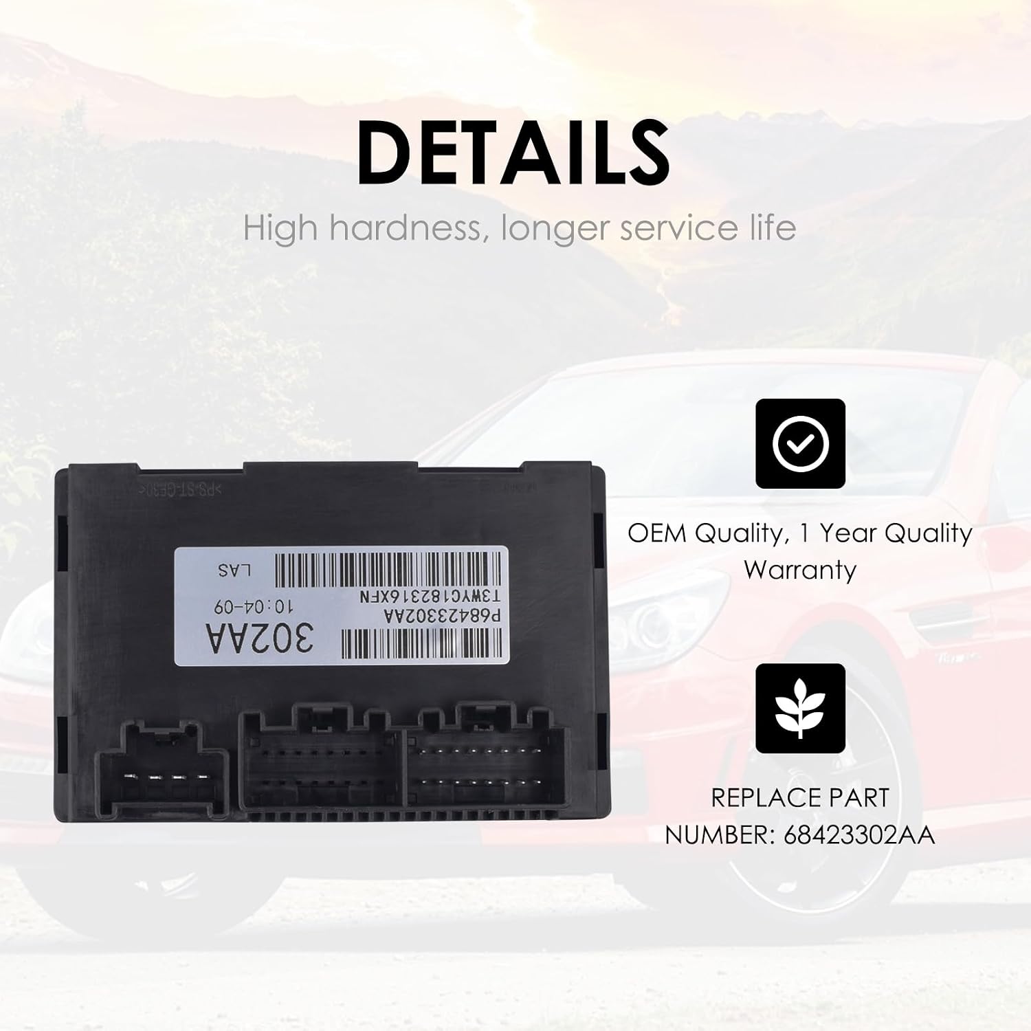 68423302AA Transfer Case Control Module Compatible with Dodge Jeep 2019 Durango/Gd Cherokee GRAND US