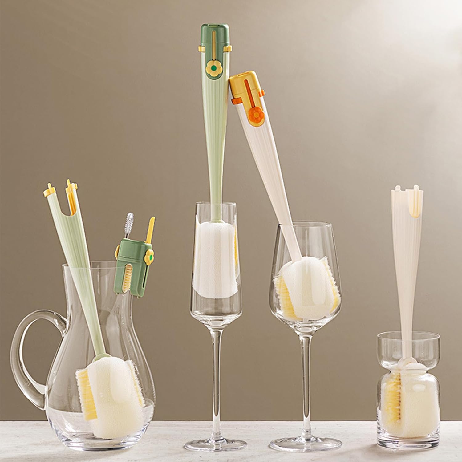 Multiuse Cup Tool Brush Gadget for Housewives Students and Busy Professional and Practical