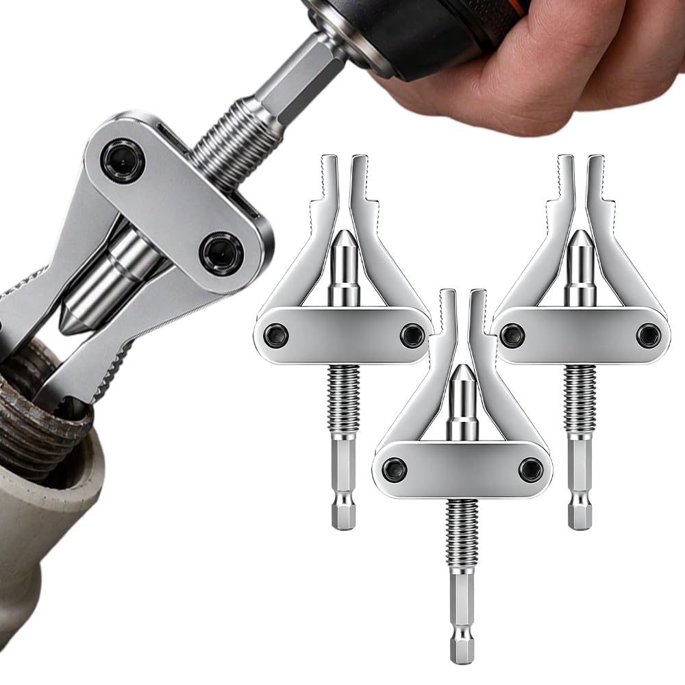 3 Pack Broken Pipe Extractor Tool for 1/2, 3/4 &amp; 1 Inch Pipes