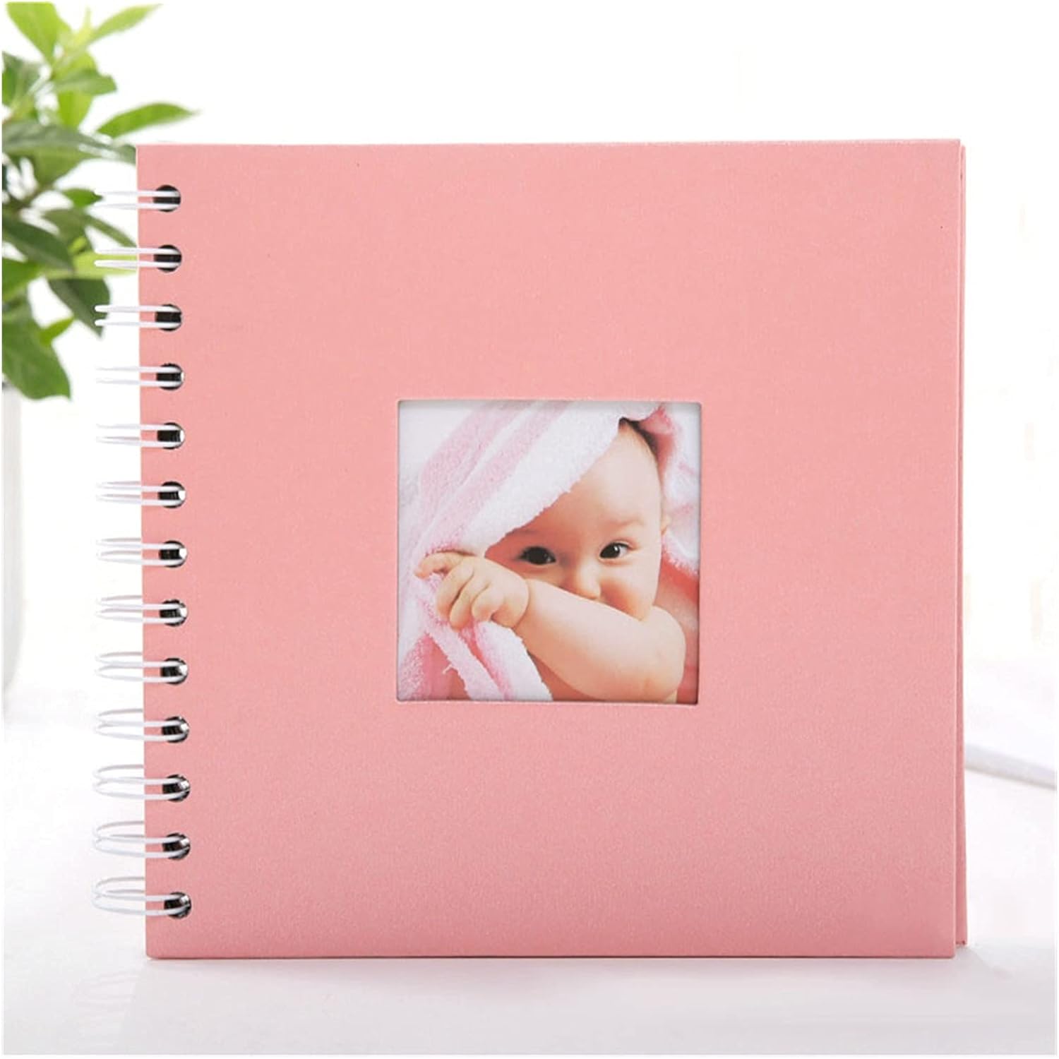 Handmade Photo Album Photo Album Creative Baby Anniversary Photo Album Scrapbook Photo Album for Lover's Baby Wedding Large Capacity Cover Photo Album (Color : Gray)