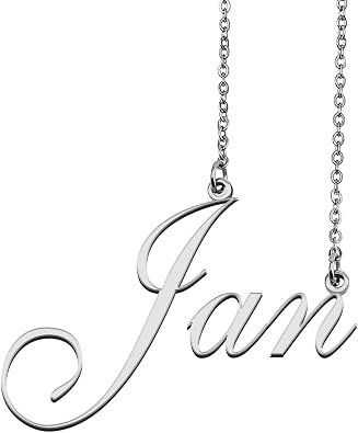 Dainty Personalized Name Necklace for Women | Custom Stainless Steel Silver Pendant,Best Gifts for New Mom,Charm Delicate Chain for Christmas Mother Day