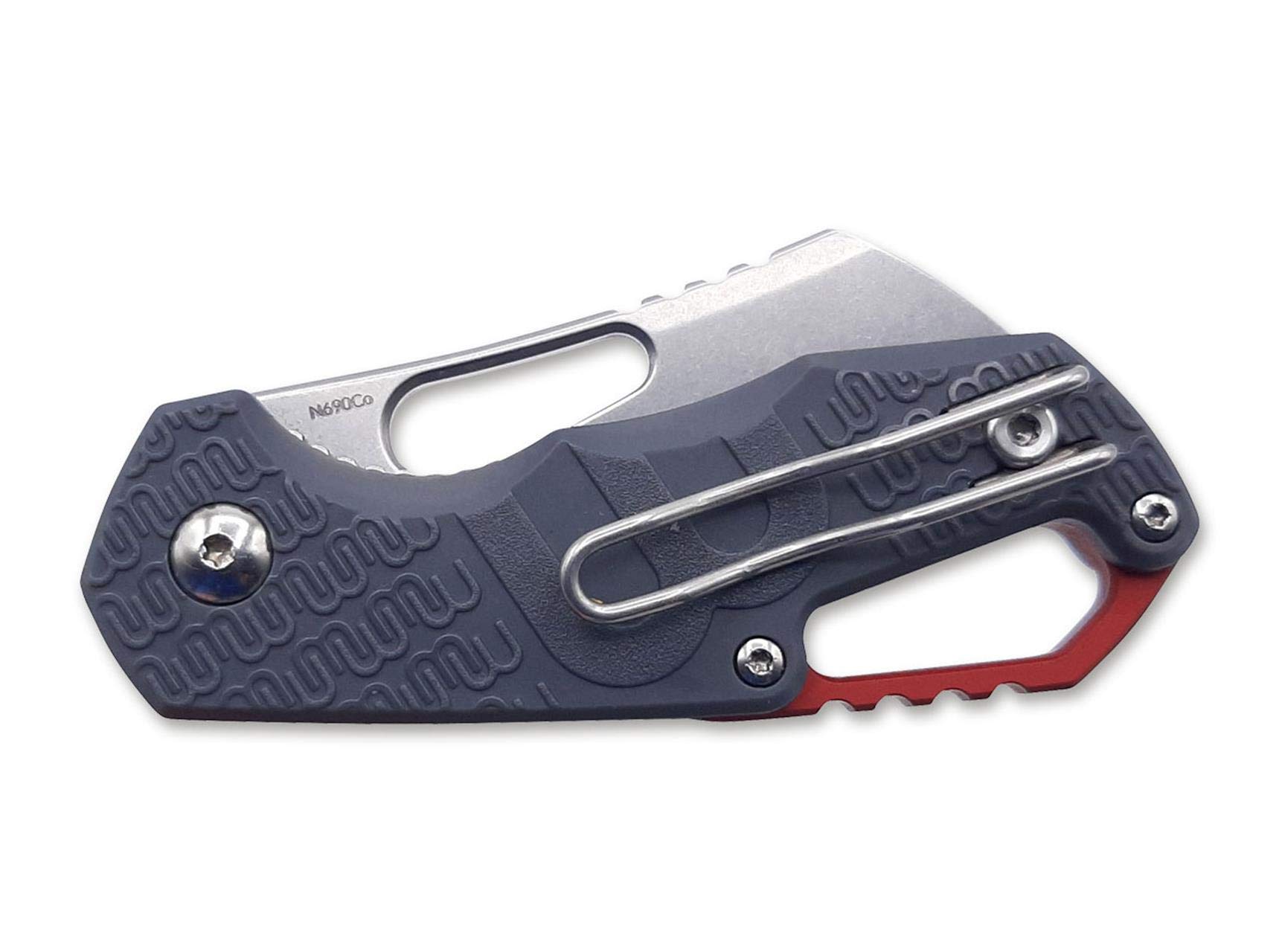 MKM Unisex – scyzoryk dla dorosłych, szary, 14,5 cm