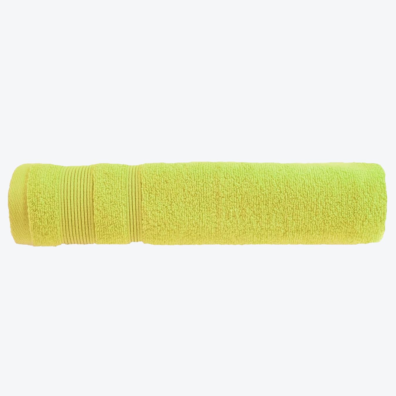 Allure Zero Twist Bath Sheet, Extra Large Bath Towel, 100 x 150cm, 100% Egyptian Cotton (Lime)