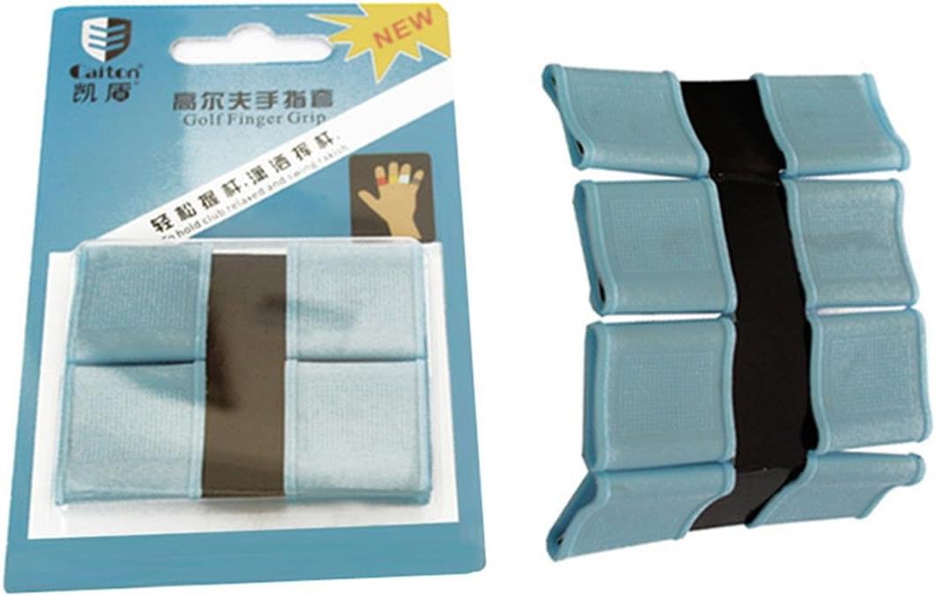 Andux Golf Finger Support Sleeve Protector Light Blue HSZ/01 8pcs/Set Golf Gloves