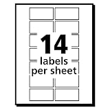 Removable Multi-Use Labels, Inkjet/Laser Printers, 0.75 x 1.5, White, 14/Sheet, 36 Sheets/Pack, (5430) – view 5