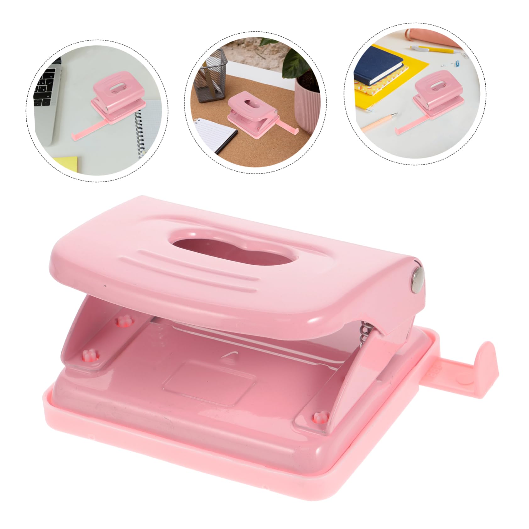 VILLCASE 4 Pièces Perforatrice Poinçonneuse Coupe-papier Circulaire Poinçon De Planificateur Perforateur De Planificateur De Bureau Poinçon Réglable Perforateur Pour Papier Métal