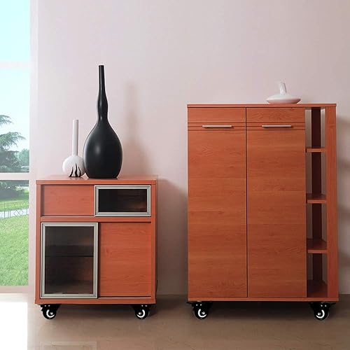 Miniatura 7 de CLOATFET Ruedas giratorias de 2 pulgadas juego de 4 ruedas resistentes - Ruedas giratorias con freno ruedas de bloqueo sin ruido ruedas de