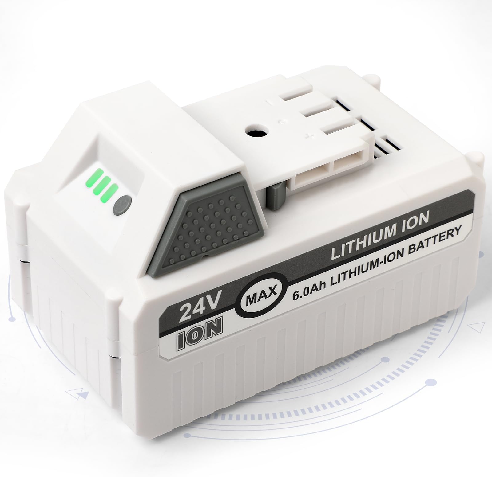 24V 6Ah Battery for VOLTASK & Snow Joe & Sun Joe 24V/48V IONMAX Tools,Compatible with Voltask 24V/48V Battery,24BAT-LTX/LTW/LTE/LT/XR EcoSharp Pro Series Lithium Ion Power Tools
