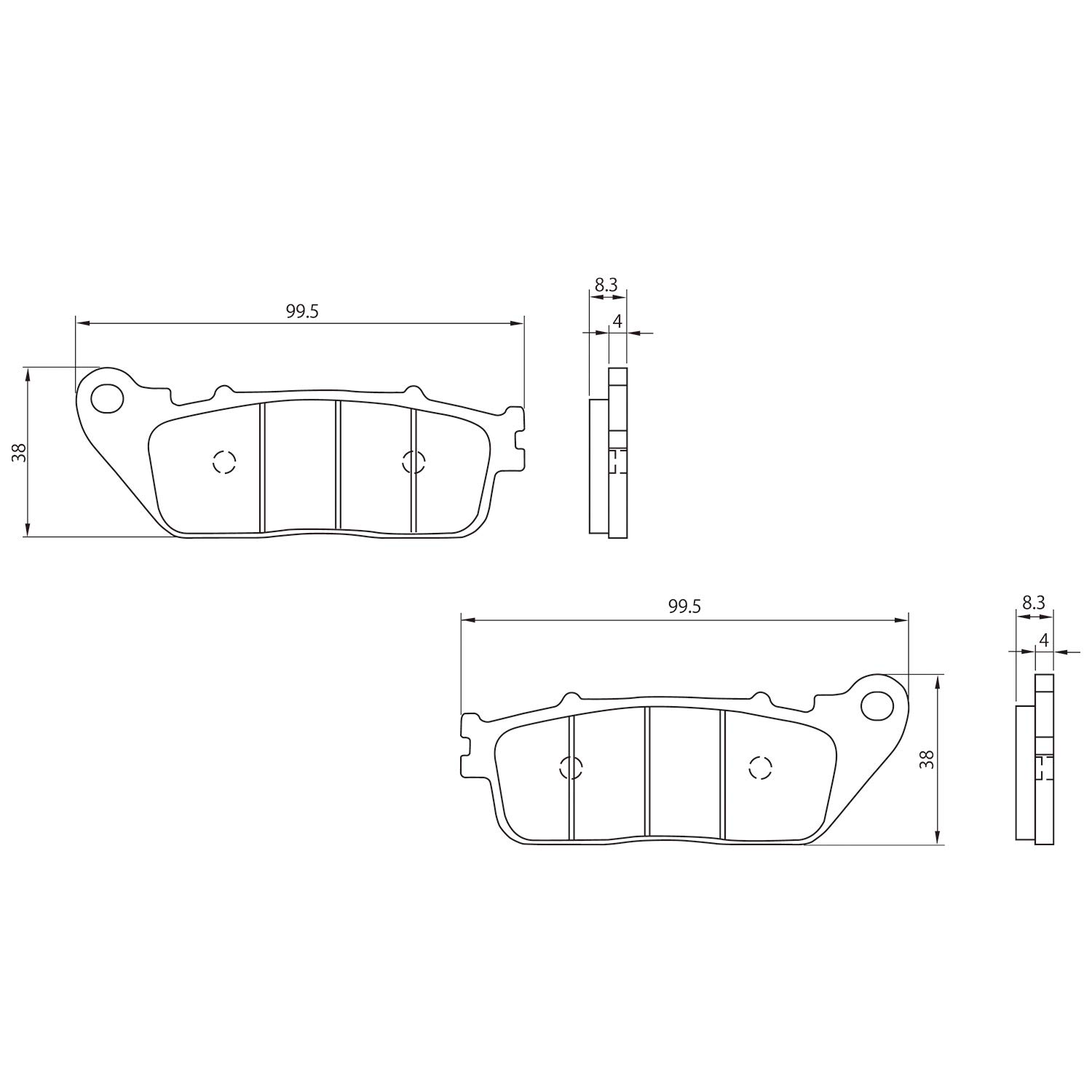 Amazon | デイトナ(Daytona) バイク ブレーキパッド ゴールデンパッドX