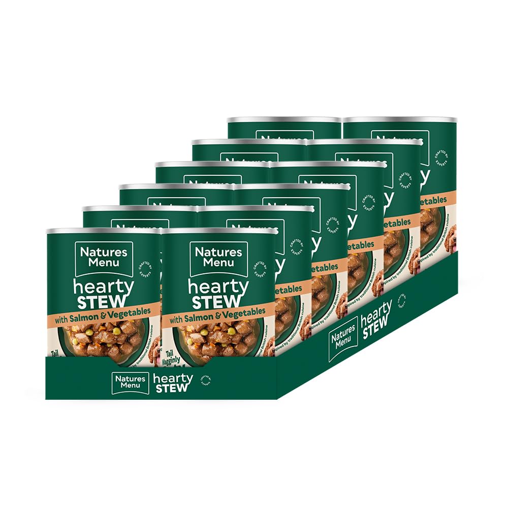 Natures Menu Hearty Stew And Vegetables Dog Food - X 415G Salmon Size 12