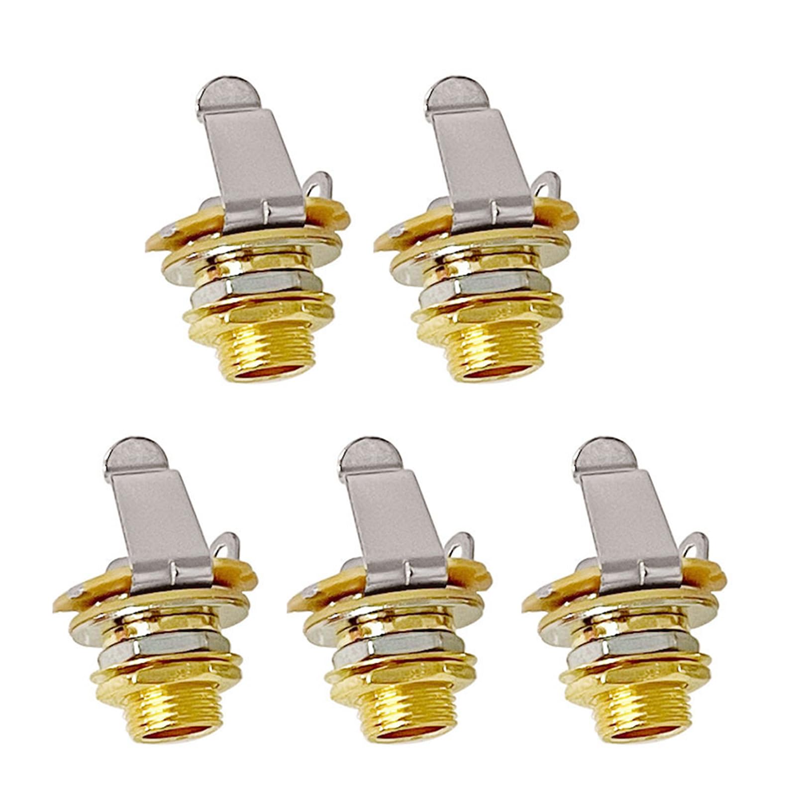 YROHGKPN Precisions Machined 28.8mm Guitar Jacks Nut Washers Guitars Basses Nut Jacks Socket Enhances Signals Guitar Washer