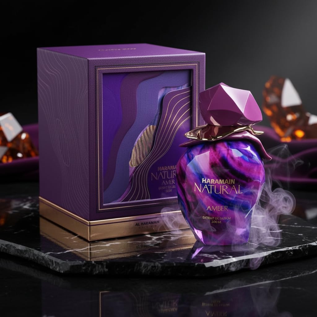 Al Haramain 555 Eau de Parfum 50も Al Haramain Natural Amber for 