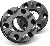 Vista 29 de Wheel Accessories Parts 4 adaptadores de espaciadores de rueda centrados en buje de 6x5.5 0.236x5.500 in 2.00 pulgadas de grosor 3.063 in Hub