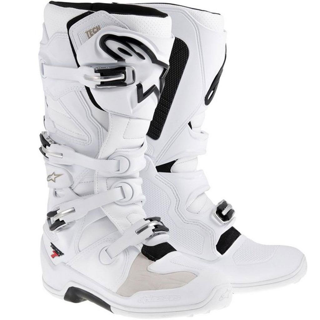 Amazon.co.jp: Alpinestars Tech 7ホワイトMXブーツ – サイズ13 : 車