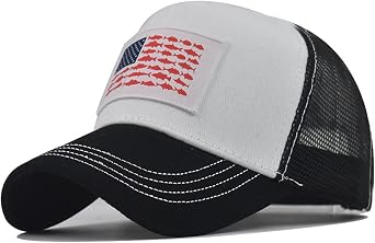 Betadog American Flag Baseball Caps USA Cap Patriotic Hats Washed Distressed Cotton US Flag Hat American Flag Baseball Cap