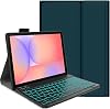 Funda con teclado retroiluminado para Honor Magic Pad 4 Tablet 12.3 pulgadas, teclado inalámbrico magnético desmontable retroiluminado de 7 colores con cubierta, Negro 1