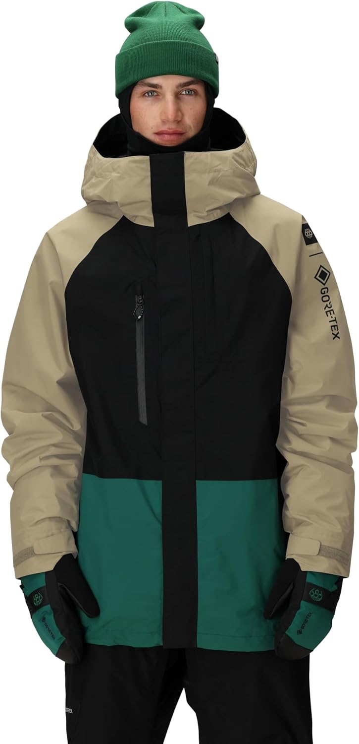 686 Men's Gore-TEX Core Jacket - Nylon Fabric Shell - Water & Weather Resistant