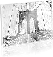 Vista 17 de Isaac Jacobs Marco magnético acrílico súper grueso, 5 x 7 pulgadas