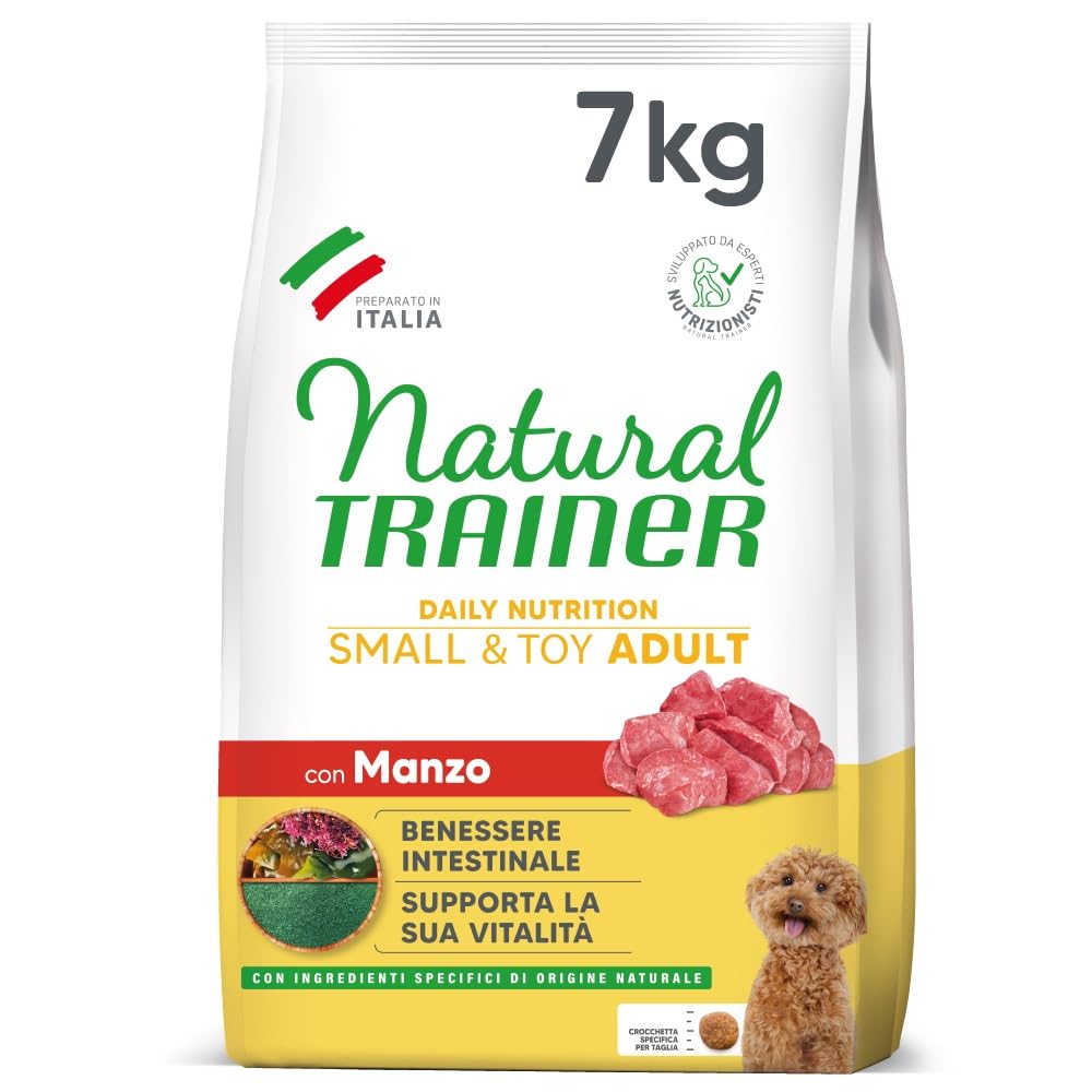 NATURAL TRAINER Adult Small & Toy con Manzo 7KG