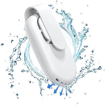 Amazon マスクファン マスク 扇風機 ポータブルファン ひんやりマスク熱中症対策 夏 抗菌小型 クリップ 式 軽量 冷感 クーラー サポート インナー 肌荒れ 蒸れ ホワイト 1個 携帯扇風機