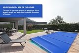 ANKO PLANEN Bâche de Piscine rectangulaire de sécurité à Enrouleur – sécurité maximale Toute l’année – SafeDeluxe – sans Barres (4m x 6m, Noir) - 7