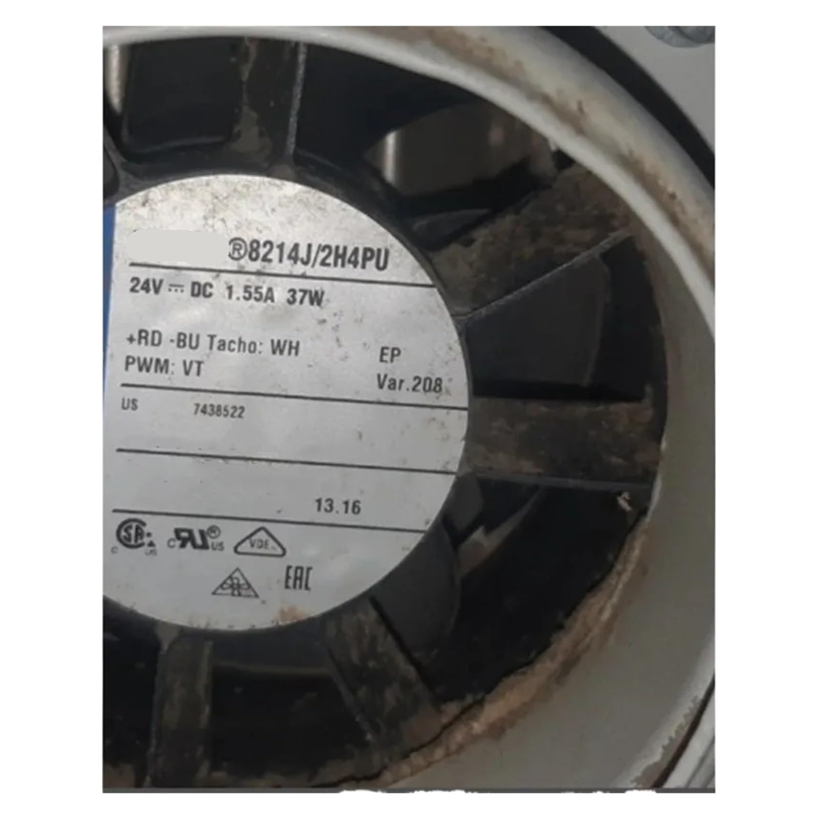 ZBWZXBDJ 8214j/2h4pu 24V 1.55a 37w dc cooling fan